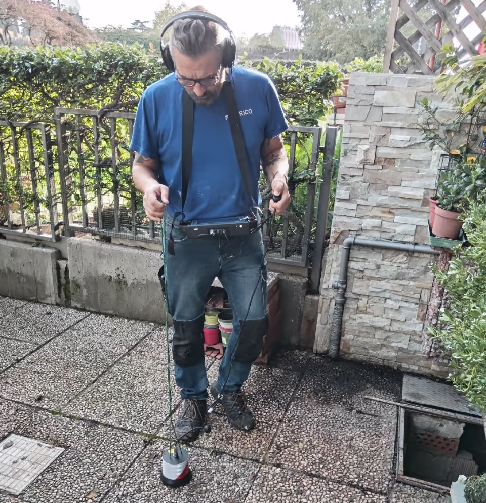 Geofono per localizzazione perdite sotterranee